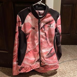 Pink camouflage jacket